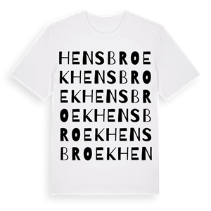 Hensbroek ordlek t-shirt – ekologisk bomull t-shirt från Pinshirt