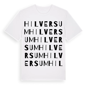Hilversum ordlek t-shirt – ekologisk bomull t-shirt från Pinshirt