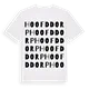 Hoofddorp ordlek t-shirt