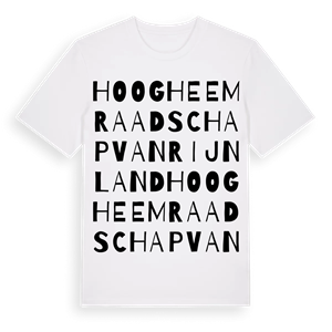 Hoogheemraadschap van Rijnland ordlek t-shirt – ekologisk bomull t-shirt från Pinshirt
