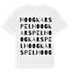 Hoogkarspel ordlek t-shirt