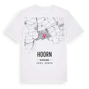 Hoorn karta t-shirt – ekologisk bomull t-shirt från Pinshirt