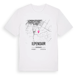 Ilpendam karta t-shirt – ekologisk bomull t-shirt från Pinshirt