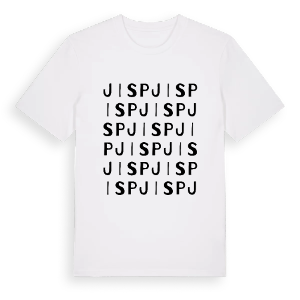 Jisp ordlek t-shirt – ekologisk bomull t-shirt från Pinshirt