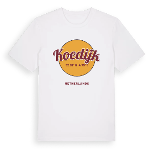Koedijk cirkel t-shirt – ekologisk bomull t-shirt från Pinshirt