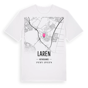 Laren karta t-shirt – ekologisk bomull t-shirt från Pinshirt