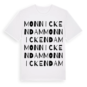 Monnickendam ordlek t-shirt – ekologisk bomull t-shirt från Pinshirt
