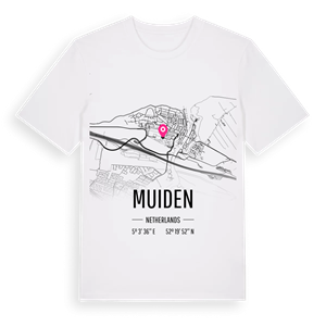 Muiden karta t-shirt – ekologisk bomull t-shirt från Pinshirt