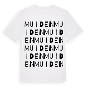 Muiden ordlek t-shirt – ekologisk bomull t-shirt från Pinshirt