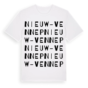 Nieuw-Vennep ordlek t-shirt – ekologisk bomull t-shirt från Pinshirt