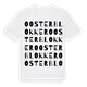Oosterblokker ordlek t-shirt