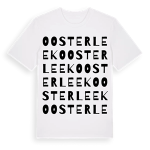 Oosterleek ordlek t-shirt – ekologisk bomull t-shirt från Pinshirt