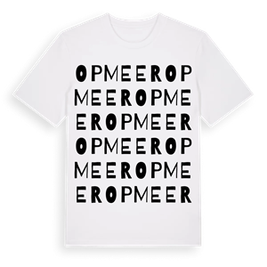 Opmeer ordlek t-shirt – ekologisk bomull t-shirt från Pinshirt