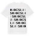 Oudesluis ordlek t-shirt