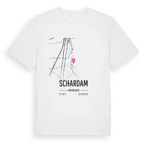 Schardam karta t-shirt – ekologisk bomull t-shirt från Pinshirt