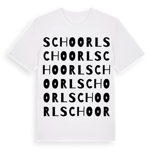 Schoorl ordlek t-shirt – ekologisk bomull t-shirt från Pinshirt
