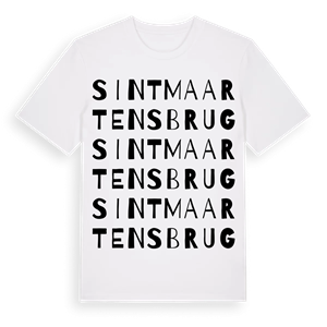 Sint Maartensbrug ordlek t-shirt – ekologisk bomull t-shirt från Pinshirt