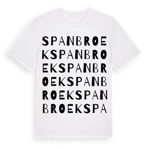 Spanbroek ordlek t-shirt – ekologisk bomull t-shirt från Pinshirt