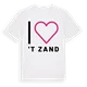 Jag älskar 't Zand t-shirt stort tryck