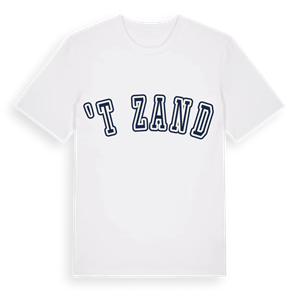 't Zand college t-shirt – ekologisk bomull t-shirt från Pinshirt