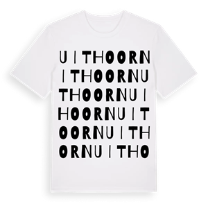 Uithoorn ordlek t-shirt – ekologisk bomull t-shirt från Pinshirt