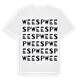 Weesp ordlek t-shirt