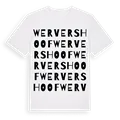 Wervershoof ordlek t-shirt