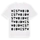 Westwoud ordlek t-shirt