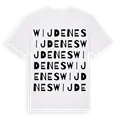 Wijdenes ordlek t-shirt