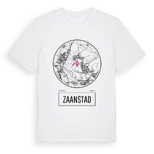 Zaanstad t-shirt – ekologisk bomull t-shirt från Pinshirt