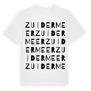 Zuidermeer ordlek t-shirt – ekologisk bomull t-shirt från Pinshirt