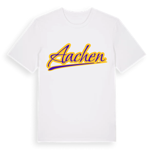 Aachen baseball t-shirt – ekologisk bomull t-shirt från Pinshirt