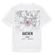 Aachen karta t-shirt