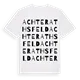 Achterathsfeld ordlek t-shirt