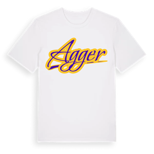 Agger baseball t-shirt – ekologisk bomull t-shirt från Pinshirt