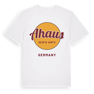 Ahaus cirkel t-shirt – ekologisk bomull t-shirt från Pinshirt