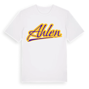 Ahlen baseball t-shirt – ekologisk bomull t-shirt från Pinshirt