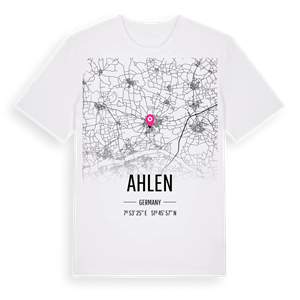 Ahlen karta t-shirt – ekologisk bomull t-shirt från Pinshirt