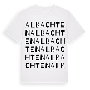 Albachten ordlek t-shirt – ekologisk bomull t-shirt från Pinshirt