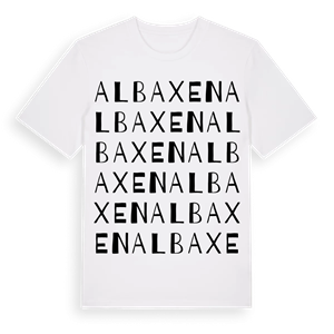 Albaxen ordlek t-shirt – ekologisk bomull t-shirt från Pinshirt