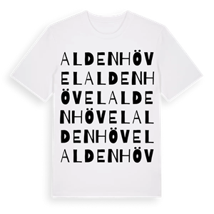 Aldenhövel ordlek t-shirt – ekologisk bomull t-shirt från Pinshirt