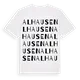 Alhausen ordlek t-shirt