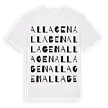 Allagen ordlek t-shirt