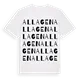 Allagen ordlek t-shirt