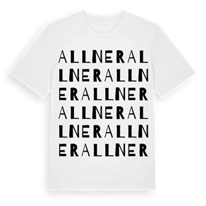 Allner ordlek t-shirt – ekologisk bomull t-shirt från Pinshirt