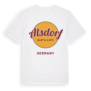 Alsdorf cirkel t-shirt – ekologisk bomull t-shirt från Pinshirt