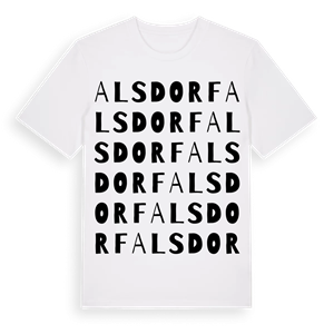 Alsdorf ordlek t-shirt – ekologisk bomull t-shirt från Pinshirt