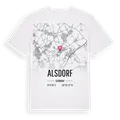 Alsdorf karta t-shirt