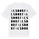 Alsdorf ordlek t-shirt