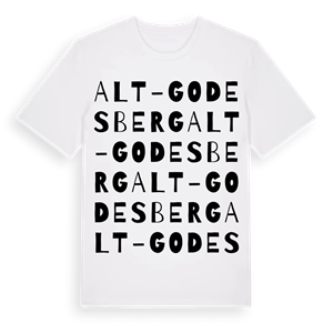 Alt-Godesberg ordlek t-shirt – ekologisk bomull t-shirt från Pinshirt